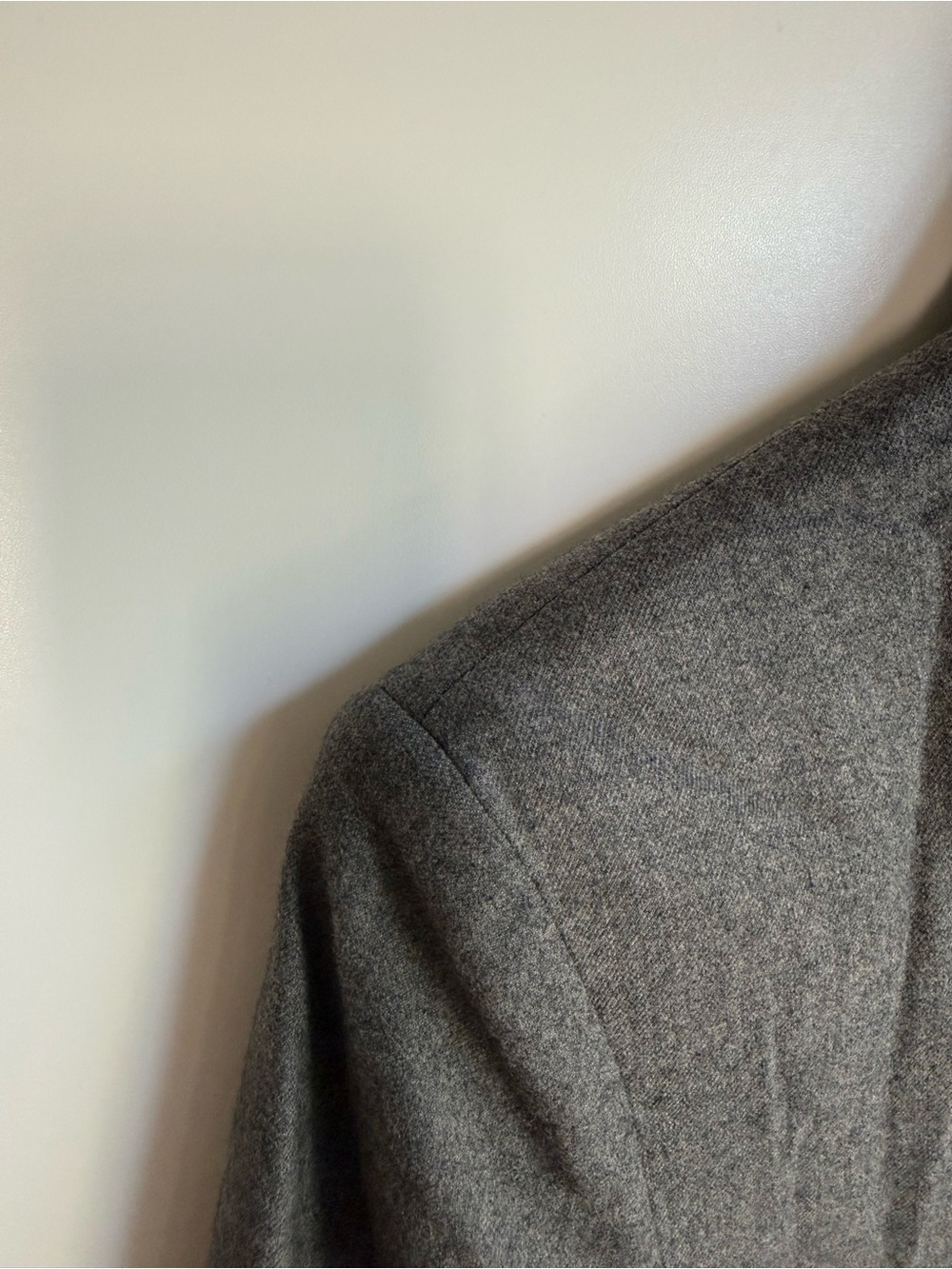 THEORY Dief Pure Flannel Wool Blazer Grey Size 2 - Picture 7 of 11
